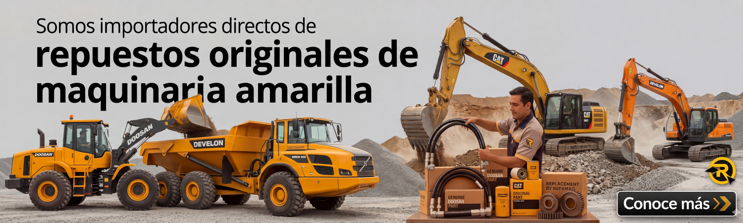 Respuestos Originales de Maquinaria Pesada Amarilla 