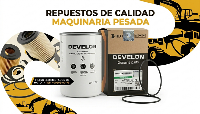 Guía Técnica del Filtro Sedimentador de Motor 400508-00178